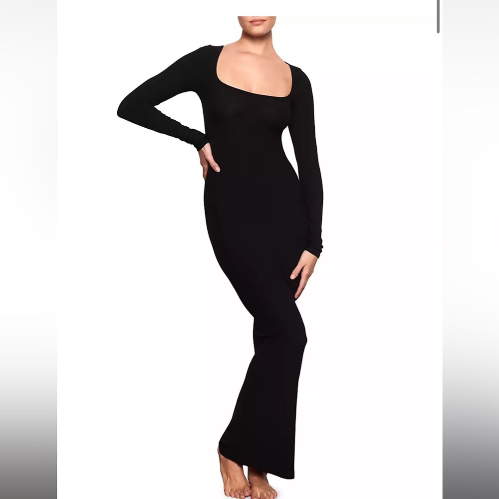 SKIMS Soft Lounge Long-Sleeve Dress